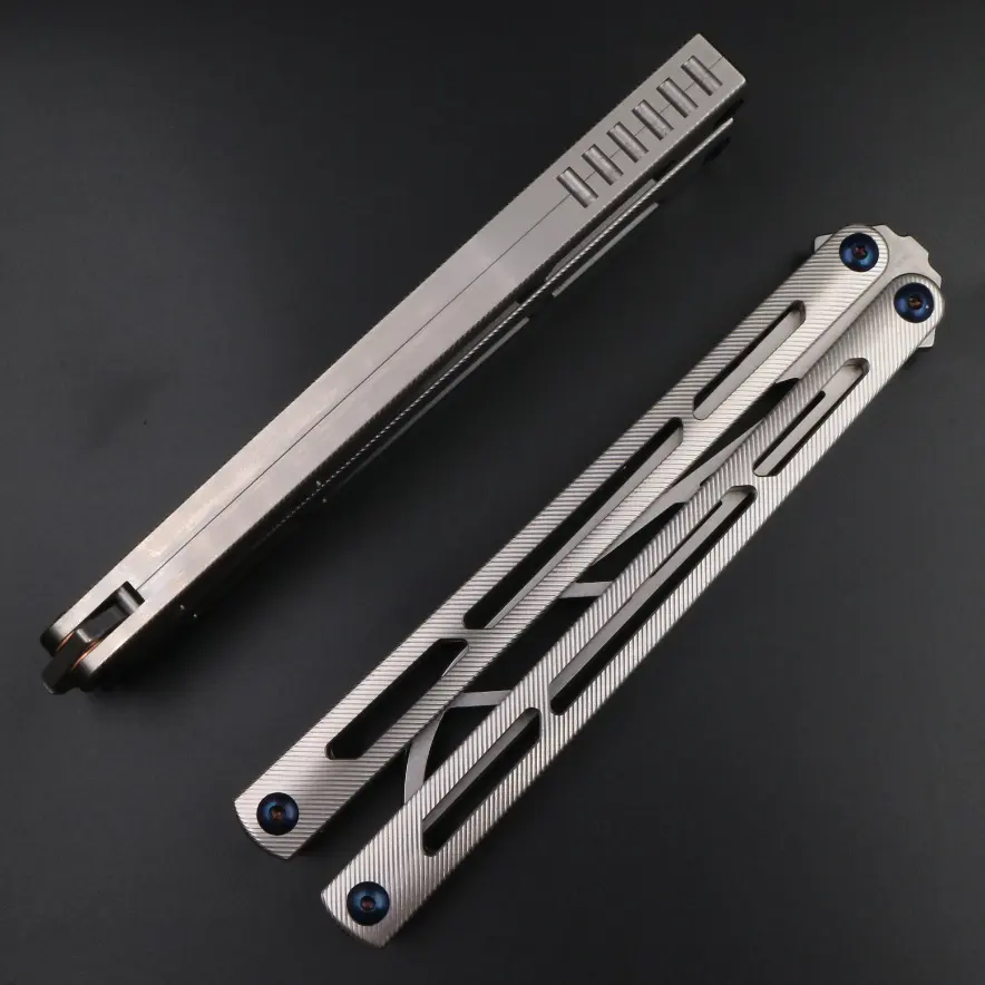 Titanium Alloy Splicing Butterfly Knife