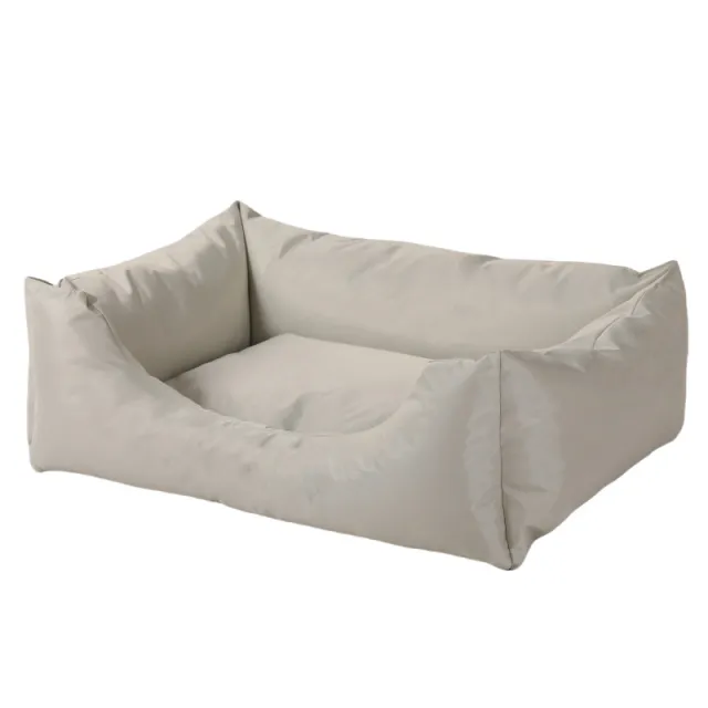 Oxford Cloth Waterproof Simple Fashion Dog Bed Puppy Sofa Cat Litter Dog Cat Accessories For Four Seasons Cat Pad Blanket Kennel Pet Supplies Beige - Shop at LoveMi