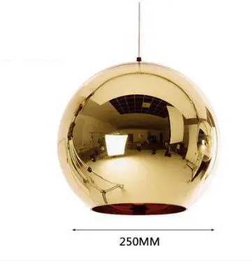 Cafe Mirror Space Electroplating Glass Chandelier