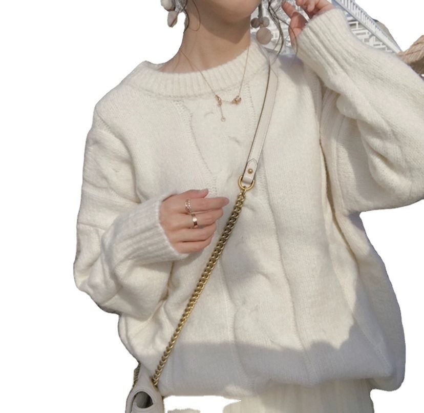 Women's Fashionable Loose-fitting Pullover Sweater