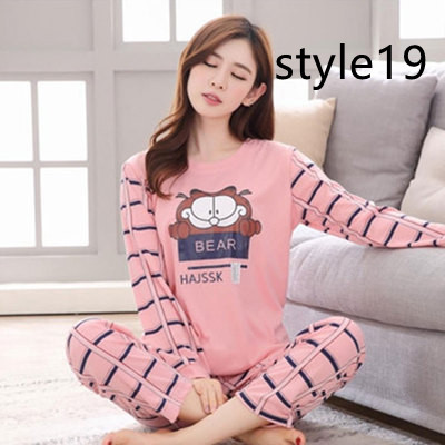 Title 6, Milk Silk Cartoon Long-sleeved Trousers Ladies ...