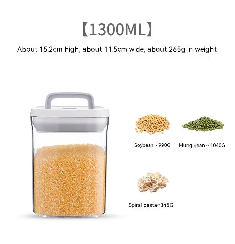 Transparent Stackable Kitchen Dry Goods Crisper – image 9