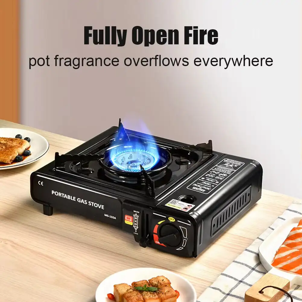 Card Oven, Gas Oven, Camping Oven, 2400 Watts Power, Compact 1-burner Gas Oven For Outdoor Use