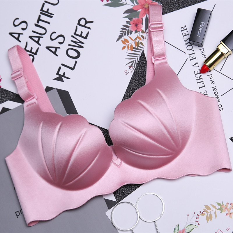 Women's Fashion Casual No Steel Ring Shells Gathered Bras