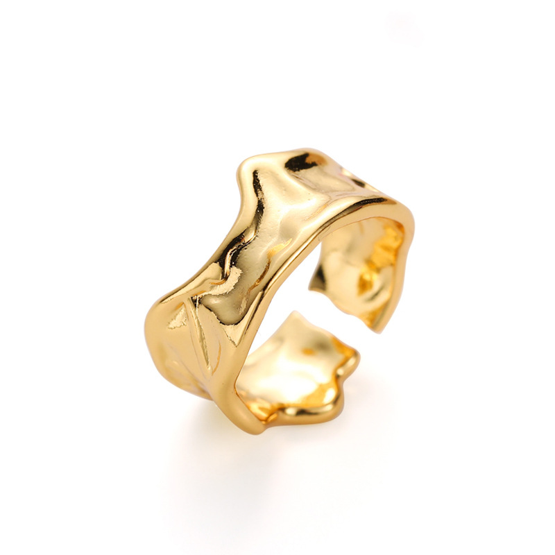 Glossy Simple Colorful Steel Titanium Ring