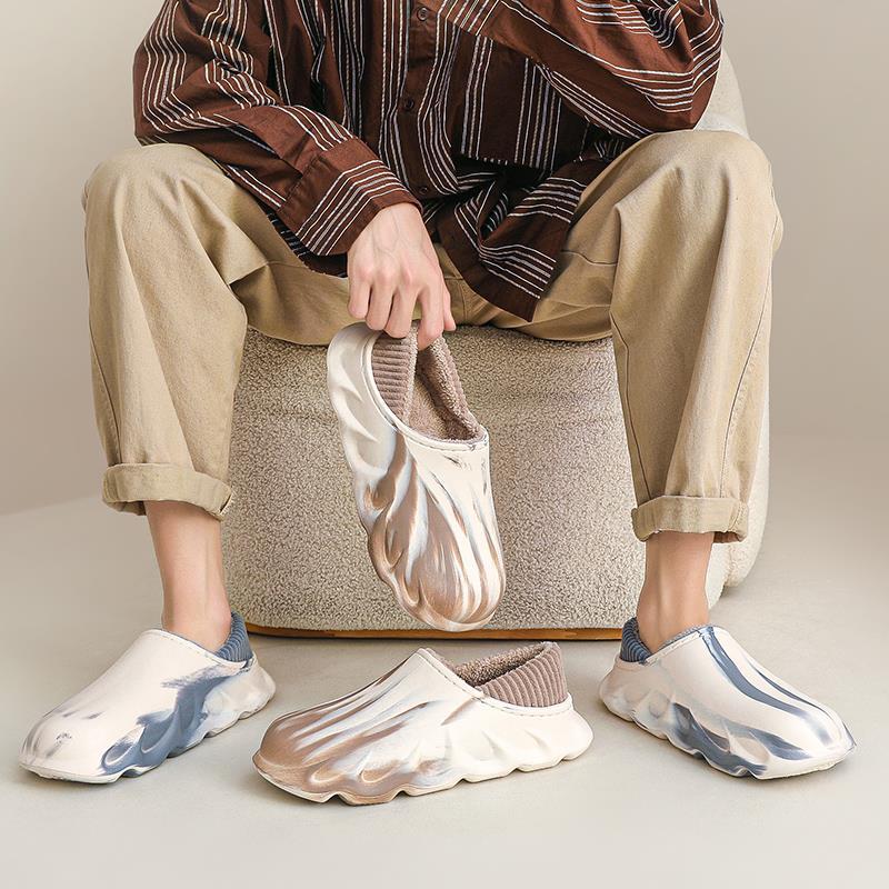 Men's Waterproof Cotton Slippers