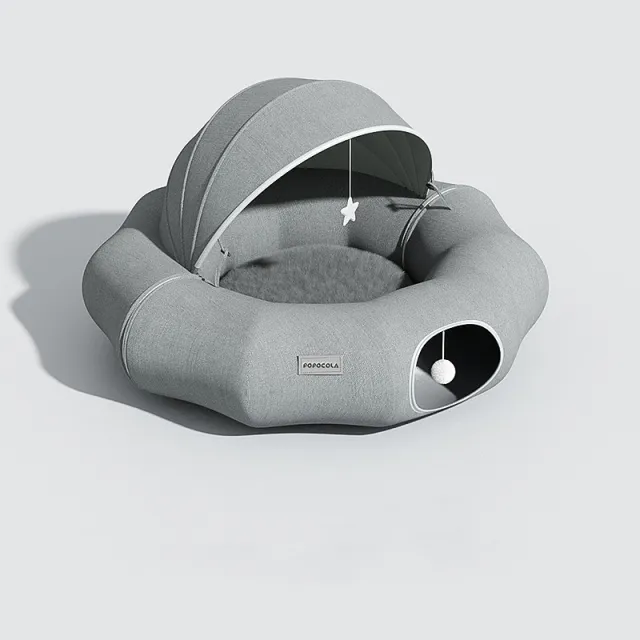 Cat Tunnel Donut Tunnel Crawl Shelter Foldable Cat Tunnel Nest - Shop at LoveMi