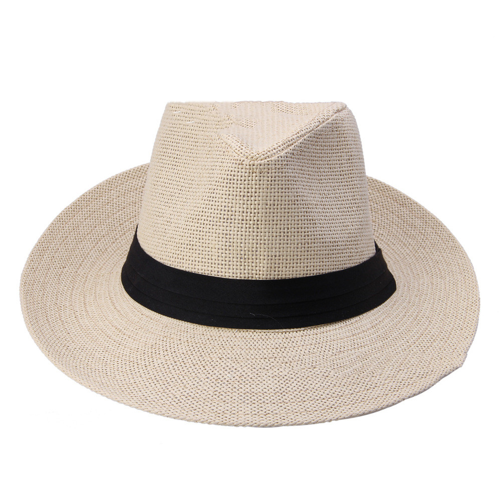 Tri-fold Sunhat With Jazz Straw Hat