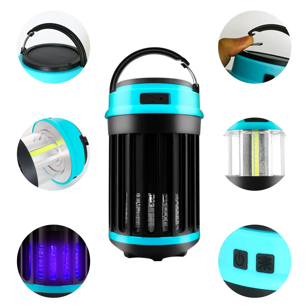 Solar Anti Mosquito Lamp Outdoor Waterproof Camping