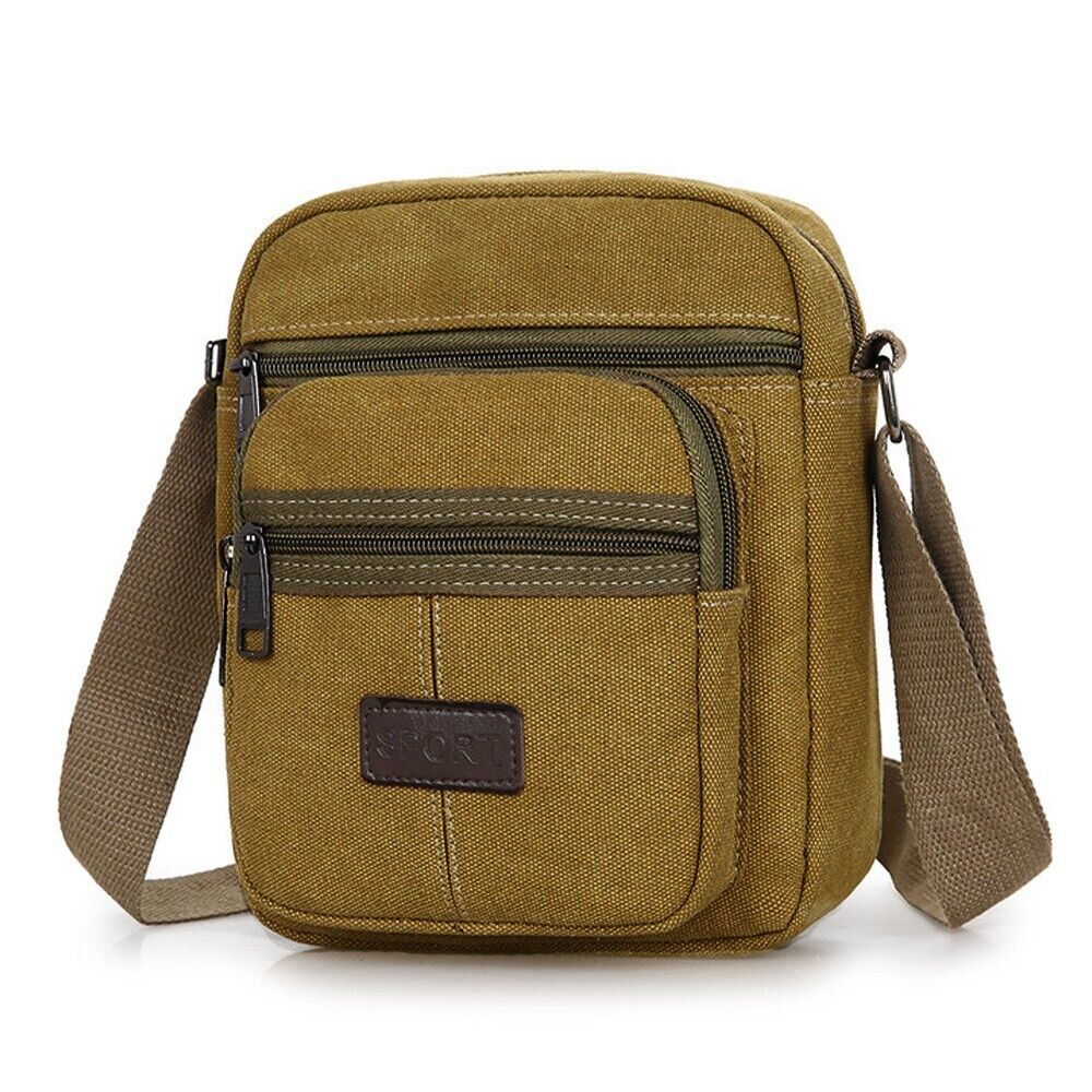 Men's Canvas Messenger Shoulder Bag. we ship only inside the US, USPS First Class Package 2 Day Handling , 2-5 Day Shipping. Retro Vintage Crossbody Bag Canvas Bags Casual Shoulder Satchel Handbag Pouch Messenger Bags for Men & Women by KTATMARKETING Want