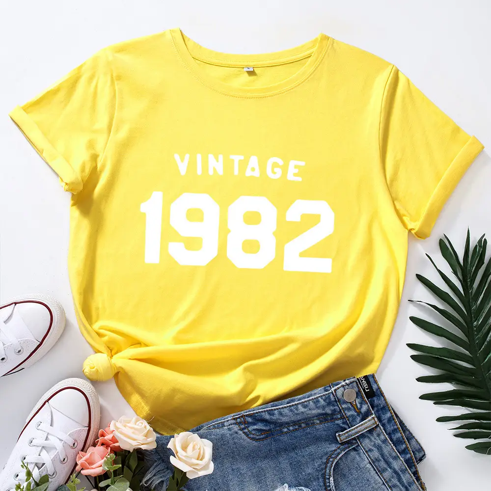 Women's Loose Round Neck Short Sleeve T-shirt