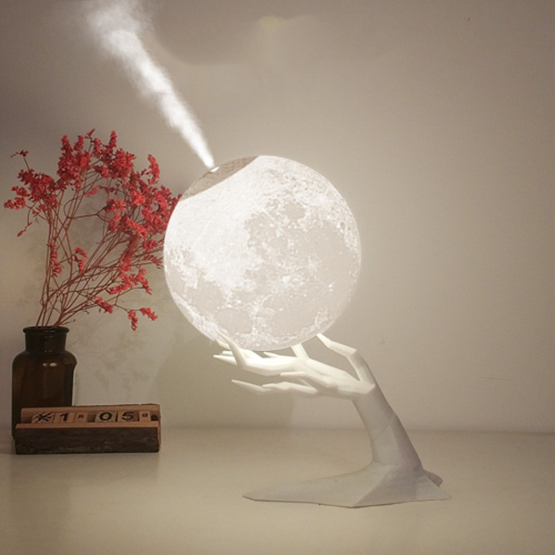 Humidifier aromatherapy moon night light