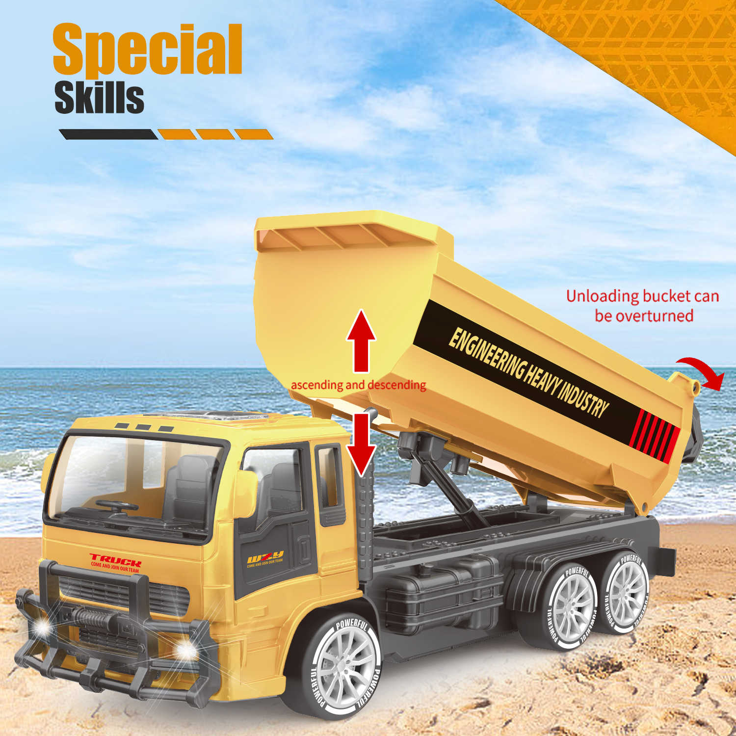 2025 Remote-controlled Engineering Vehicle Toys, Dump Truck Toys,Kids Gifts 6