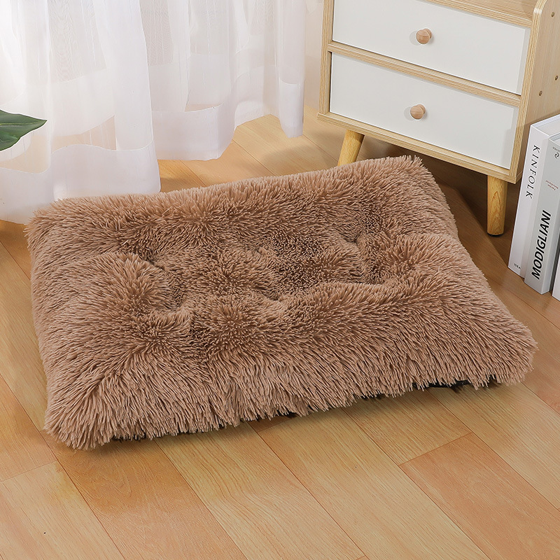 Title 1, Plush cat-shaped dog bed and warm pet supplies ...