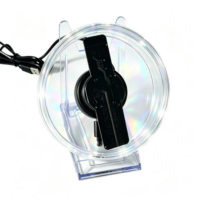 Wiilala 3D Holographic Fan, 4.7 Inch Fan