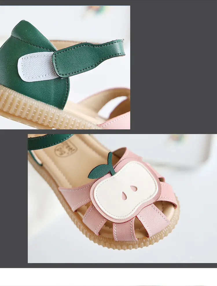 Girls' Fruit Non-slip Soft Sole Sandals