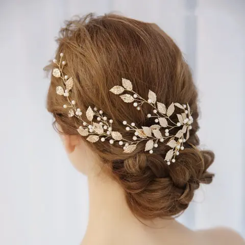 Bridal Headdress Wedding Headband Handmade Dress
