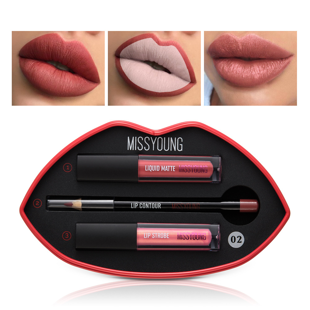 Lipstick Matte Pearl Gloss Lipstick Pen (3)