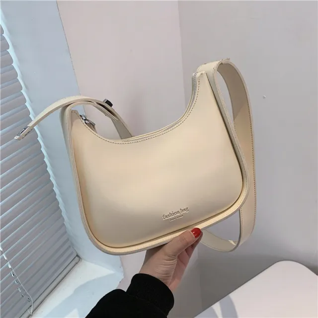 Small Designer Women's Black Bag Simple Retro Crossbody Beige - Shop at LoveMi