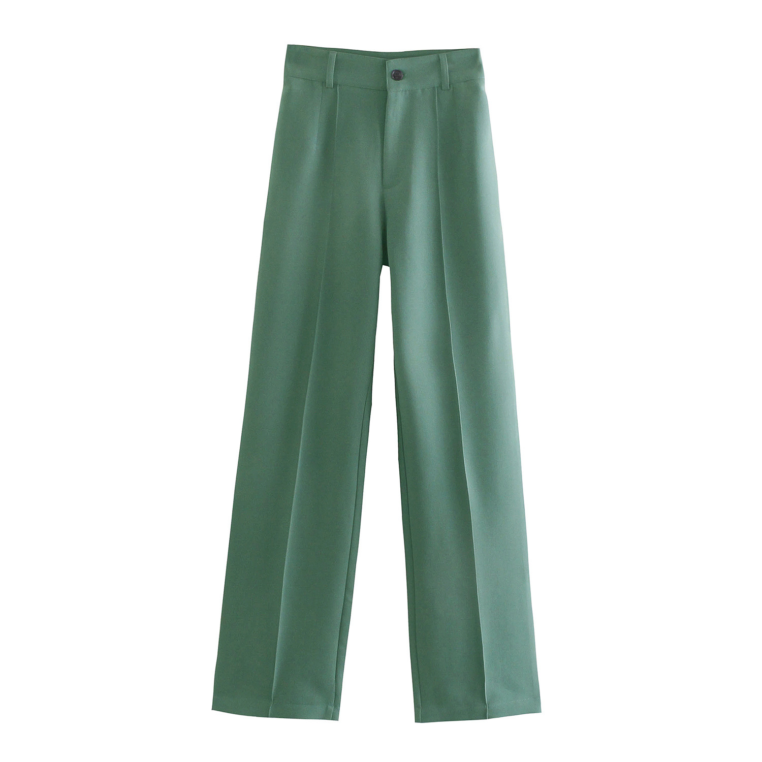 Women's Multicolor Suit Pants High Waist Wide Leg Pants