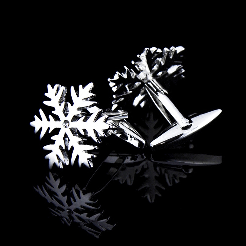 Snowflake French Cufflinks, picture 2 of 5