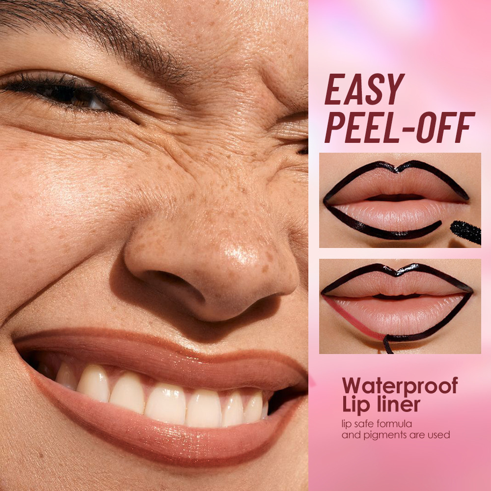 Tear And Pull Lipliner Peel Off Lip Liner Matte, Not Easy To Smudge, Line Hook Lip Marker Makeup Pen — foto 2