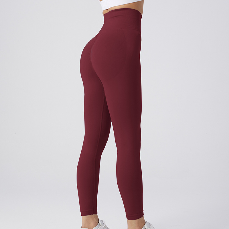 Mujeres Leggings Pantalones de Yoga Forrados Suave Elastizados Butt Delgados Sólidos Ajustados Gimnasio Entrenamiento - Imagen 24 de 32