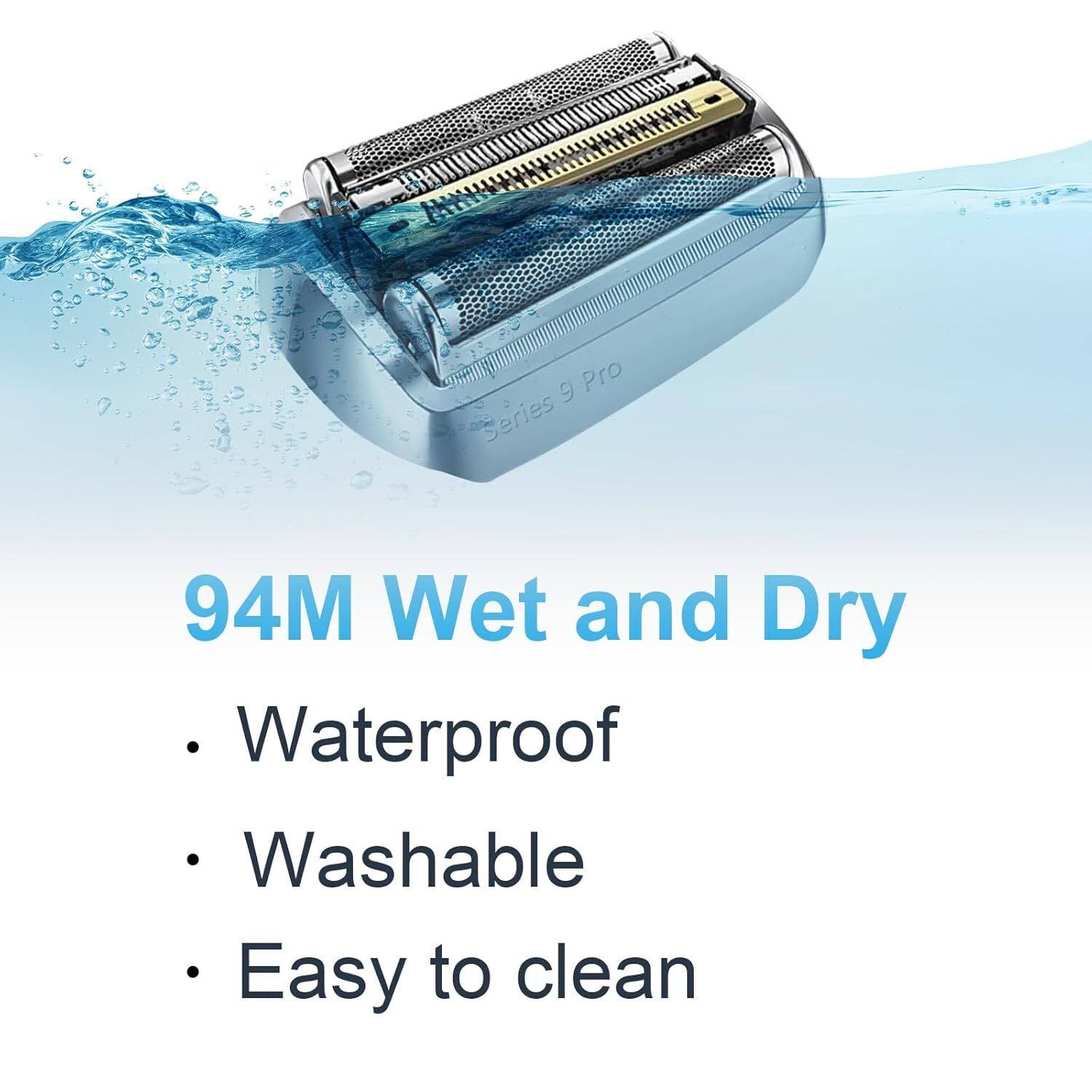 For Braun Series 9  Series 9 Pro Electric Shaver Head Replacement Head 94M