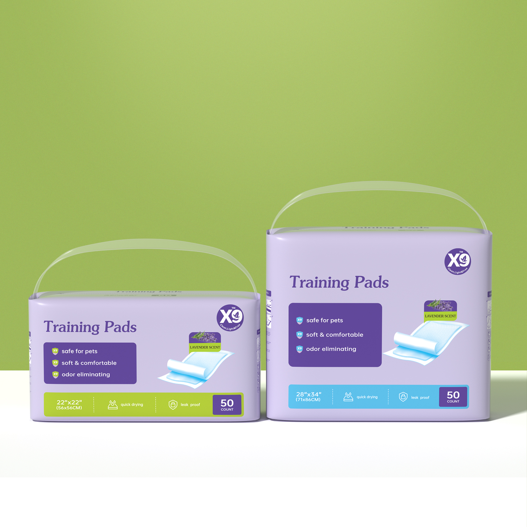 Lavender Scented Disposable Pet Training Pads — foto 3
