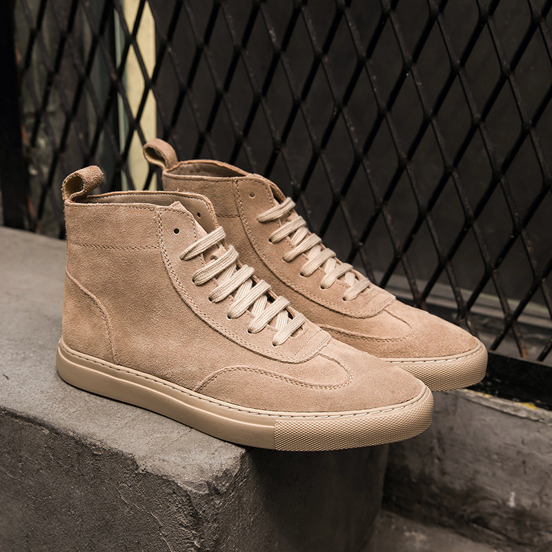 Title 4, Lace-up suede leather men