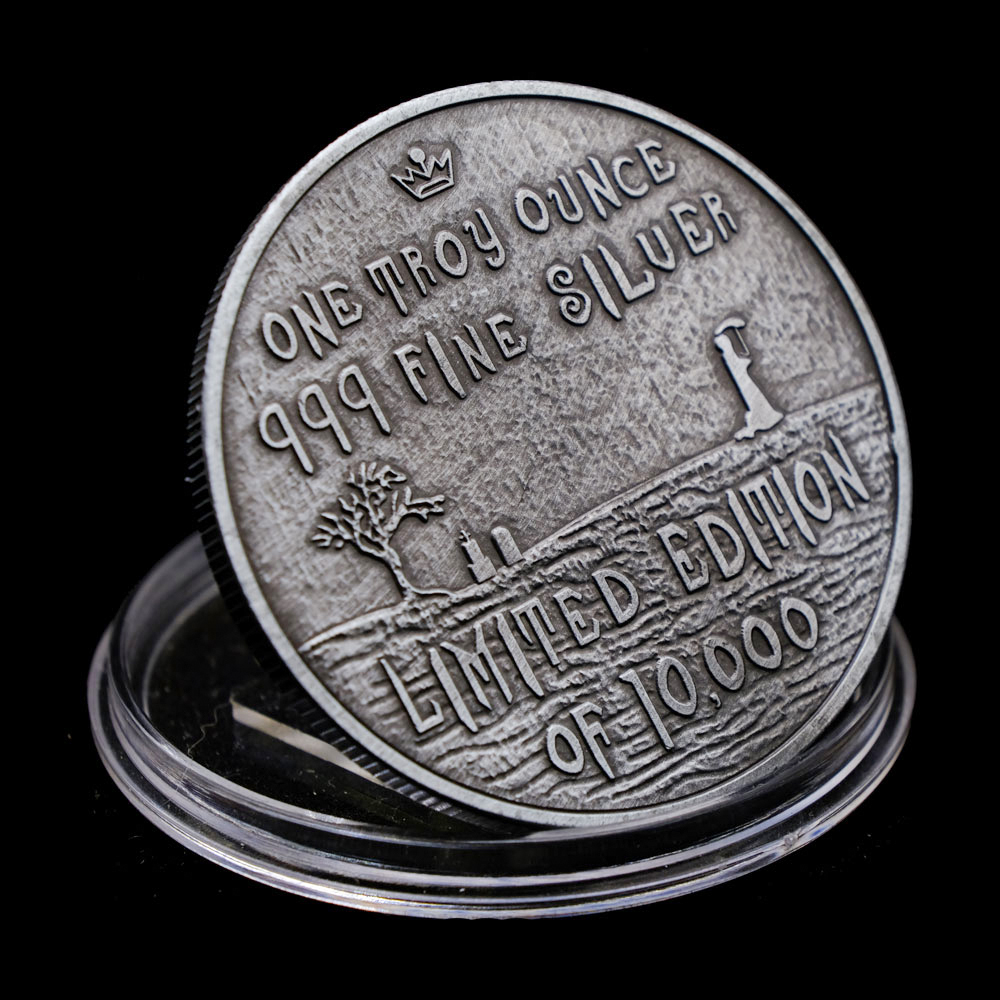 Title 4, Skull Match Girl Halloween Commemorative Coin