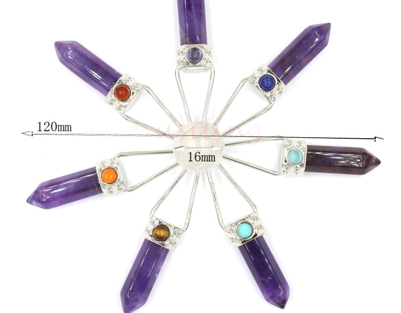 Title 12, Solid Color Crystal Sword Pendant. Stylowa zawi...