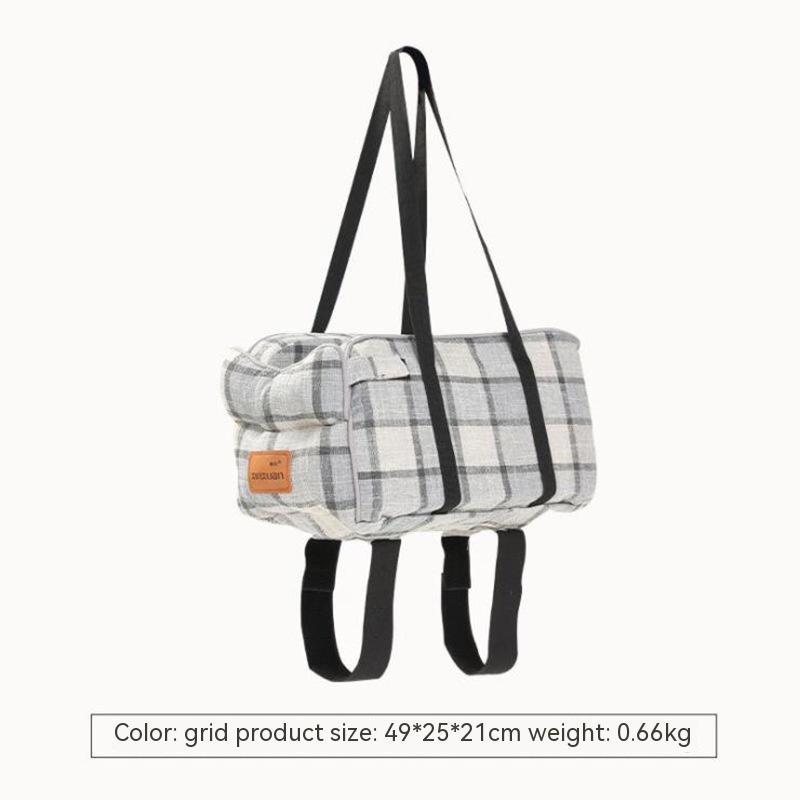 Plaid Ribbon Tote