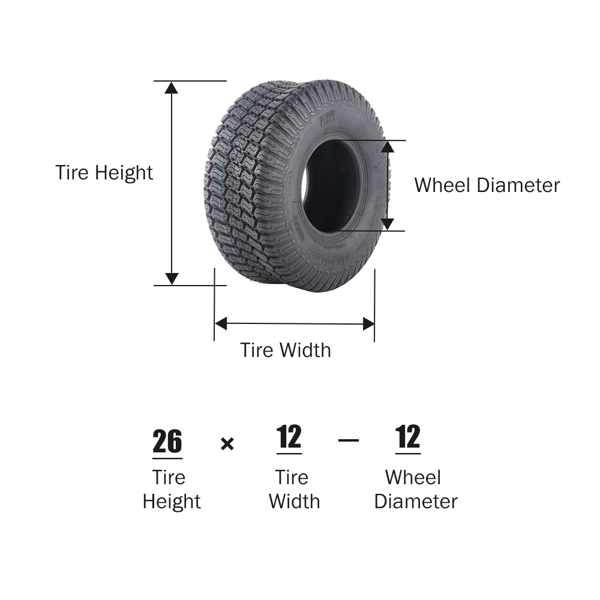 15x6.00-6 4PR Turf Tires 30 QM332 X2 - Image 3