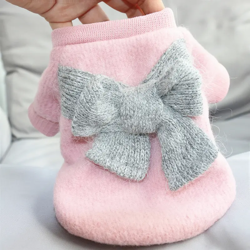 Pet Clothes Teddy Sweater Dog Bichon Pomeranian