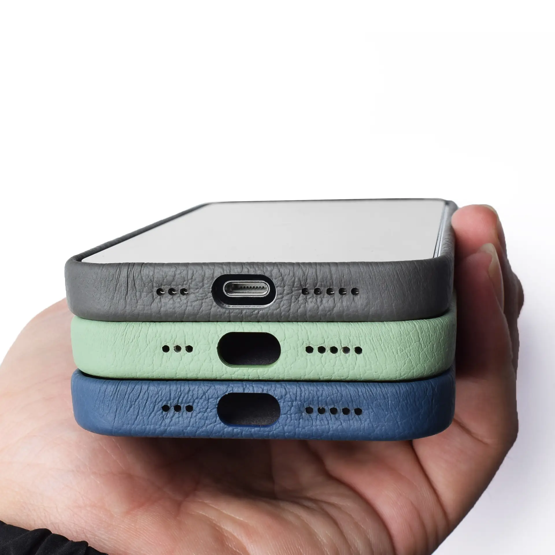 Genuine Leather All-inclusive Magnetie Mobile Phone Case