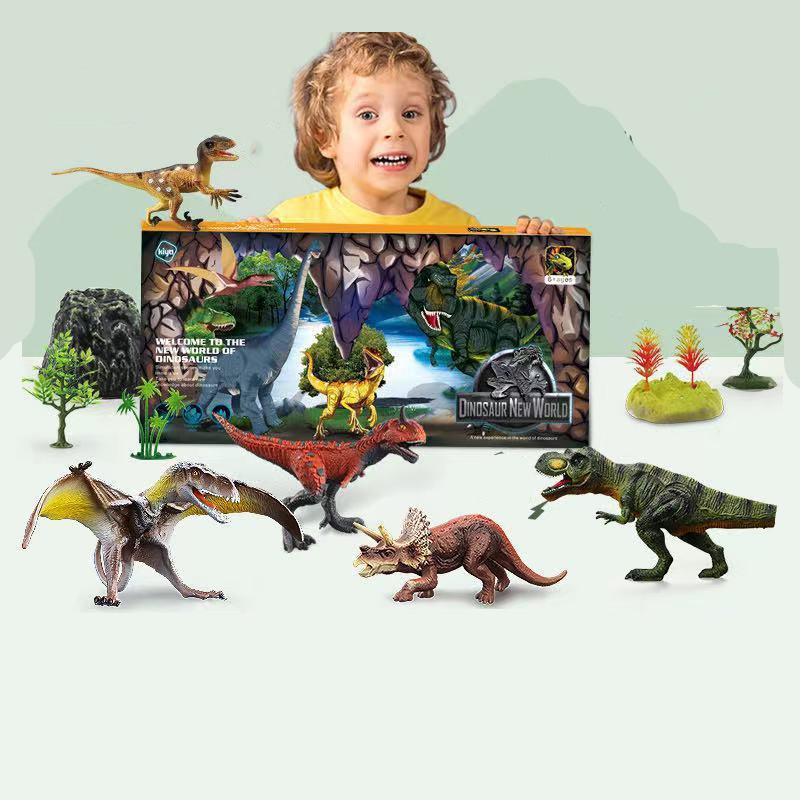 Title 4, Statische dinosaurus Tyrannosaurus oud model ge...