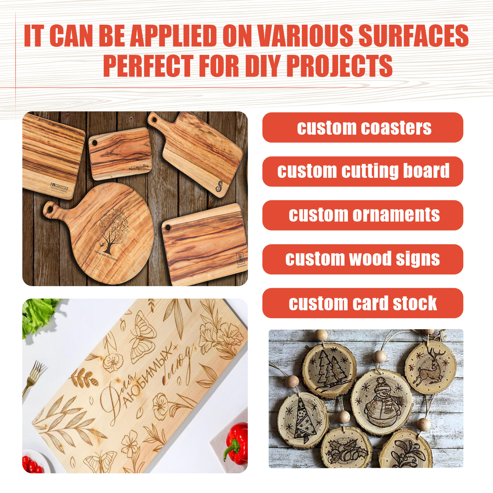 Jue-fish stylo à bois personnalisé ensemble de marqueurs en bois pour enfants DIY – Image 3