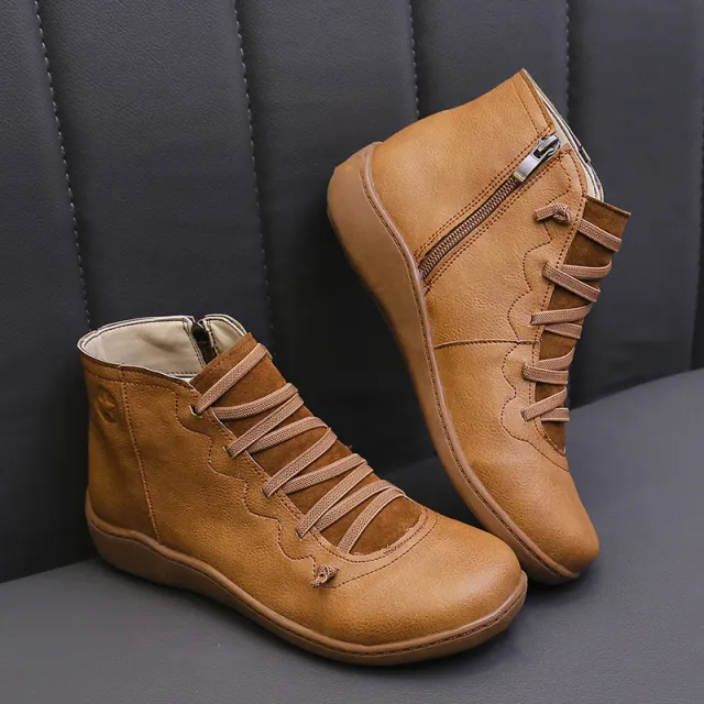 High Top Wild Short Boots Women's Casual Brown - Shop at LoveMi