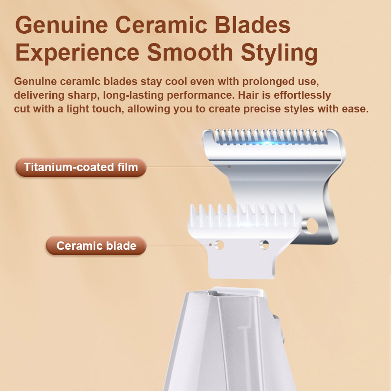 Self-Priming Pet Paw Hair Trimmer