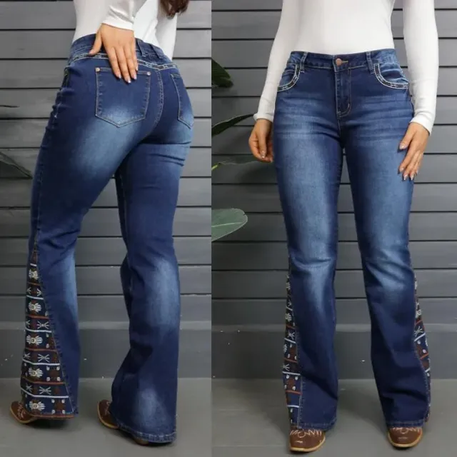Women's High Waist Heavily Ripped Jeans, Wide Leg Full Length Jeans With A Destroyed Streetwear Finish, Light Wash Denim For All Seasons Forbidden ... Blue - Shop at LoveMi