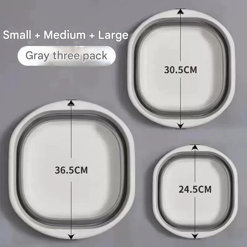 Foldable Washbasin, Travel, Outdoor, Portable, Baby Basin, Large Size, Foldable Basin For Home Use, Basin For Student Dormitories