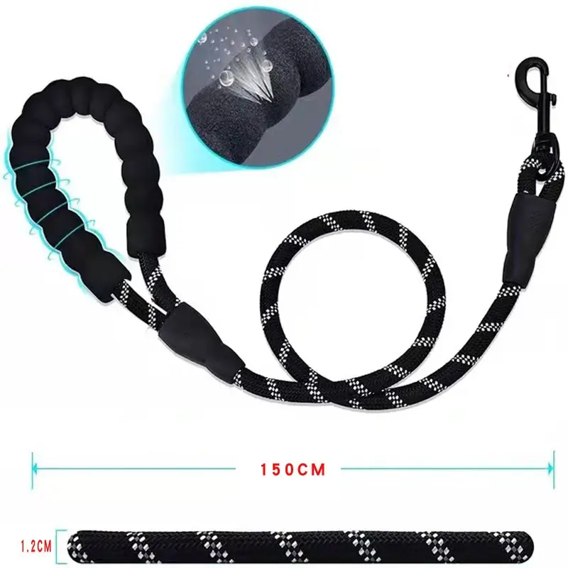Polyester Pet Reflective One Drag Two Traction Rope