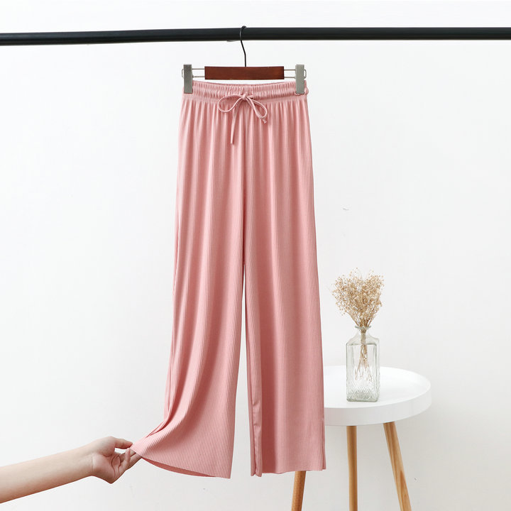 Title 4, Draping ice silk wide-leg pants