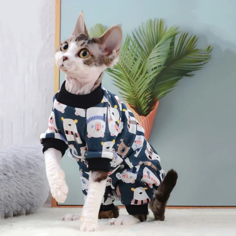 Hairless Cat Clothing Bottoming Air Conditioning