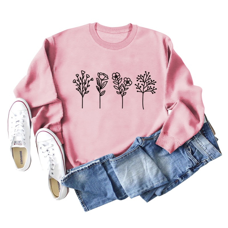 Pink jumper black font