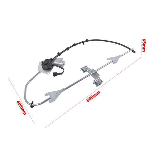 Lève-vitre électrique avant gauche et moteur à 2 broches – Image 9