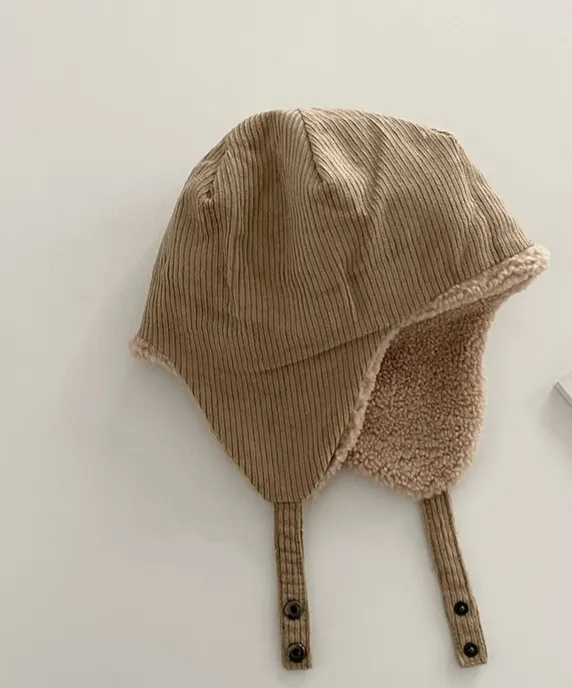 Quilted Lamb Wool Ushanka Women's Double sided Wear Beige - Shop at LoveMi