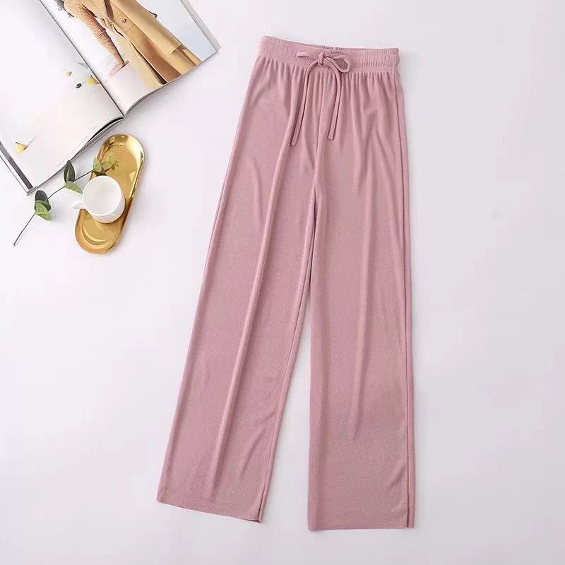 Women's Casual High Waist Long Wide Leg Pants