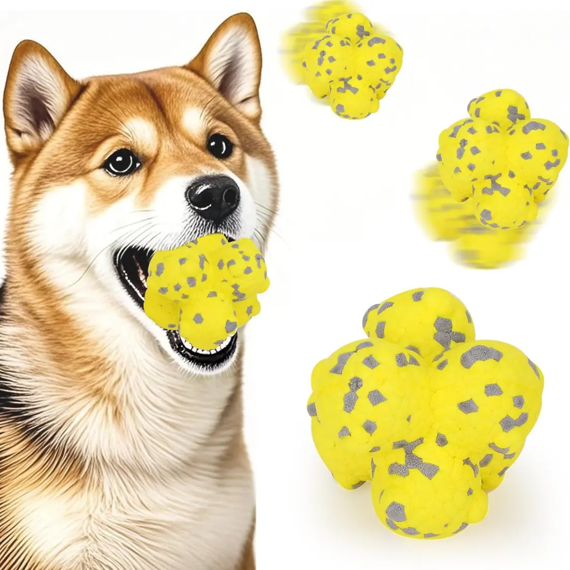 Dog Spike Ball Toy Tough ETPU Interactive